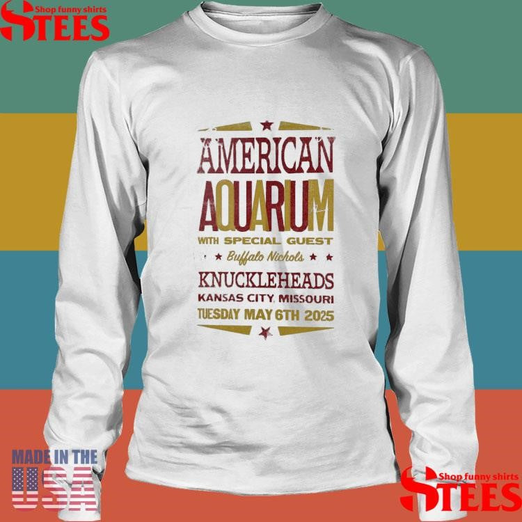 Kansas City, Mi American Aquarium May 6 2025 Shirts