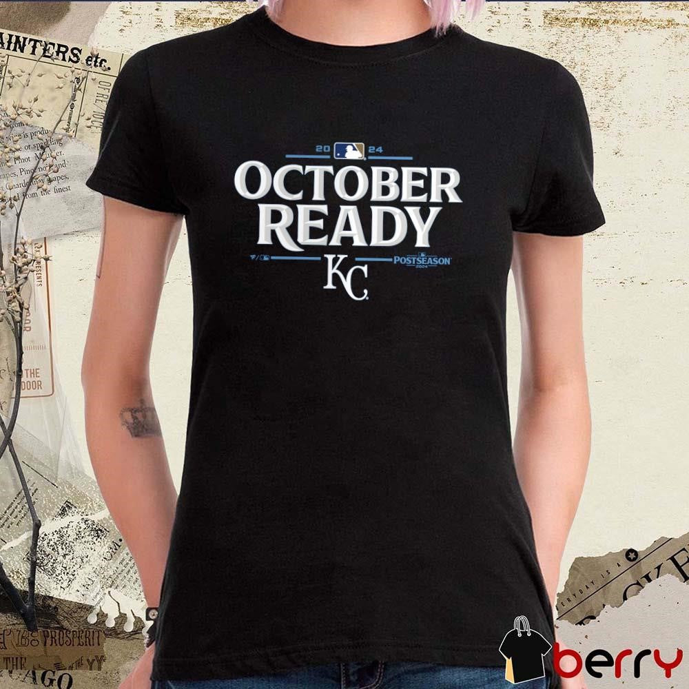 Kansas City Royals Royal 2024 MLB October Ready Postseason Locker Room t-shirt