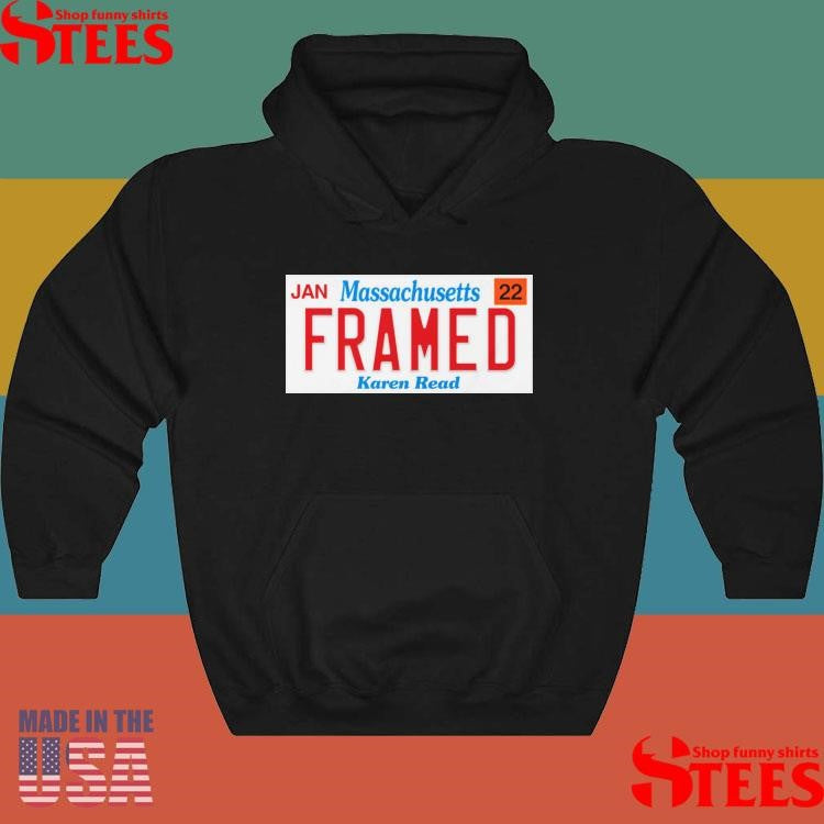 Karen Read Framed License Plate by Microdots Shirts