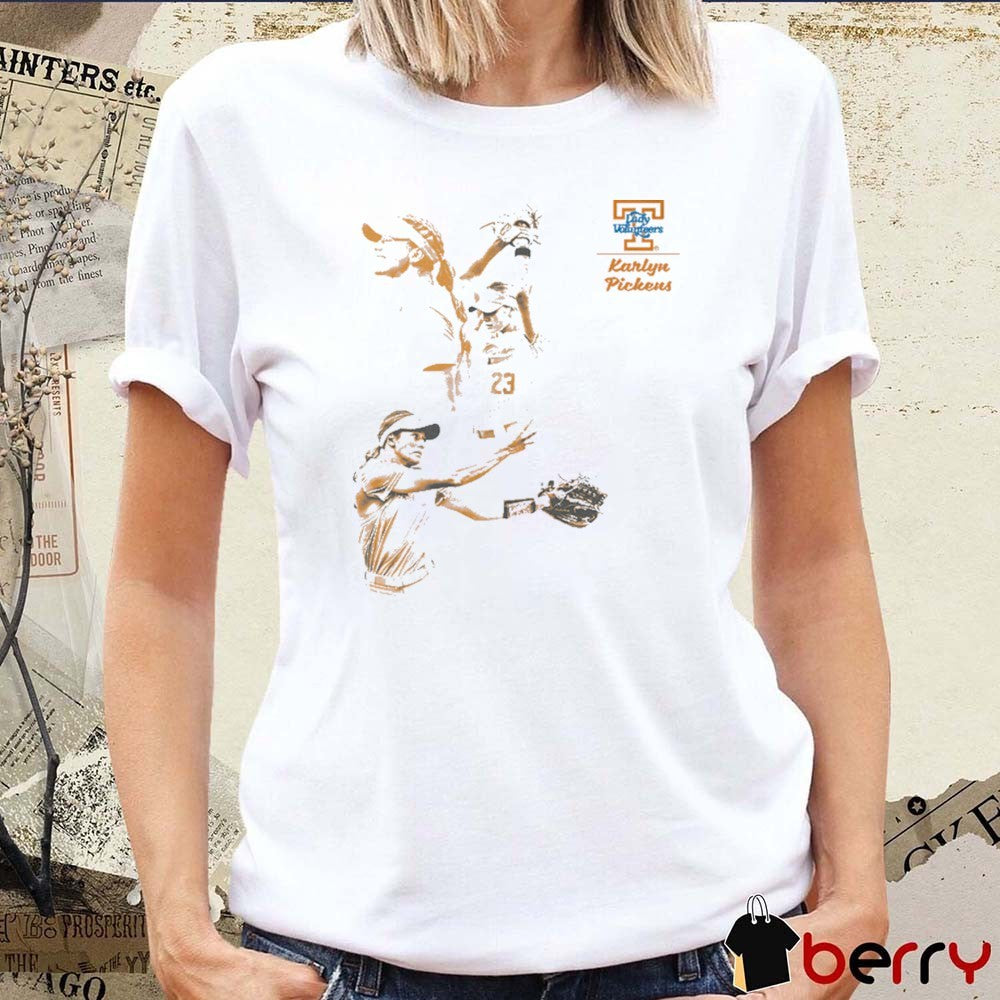 Karlyn Pickens Tennessee Lady Vols Softball NCAA Division I Portrait t-shirt