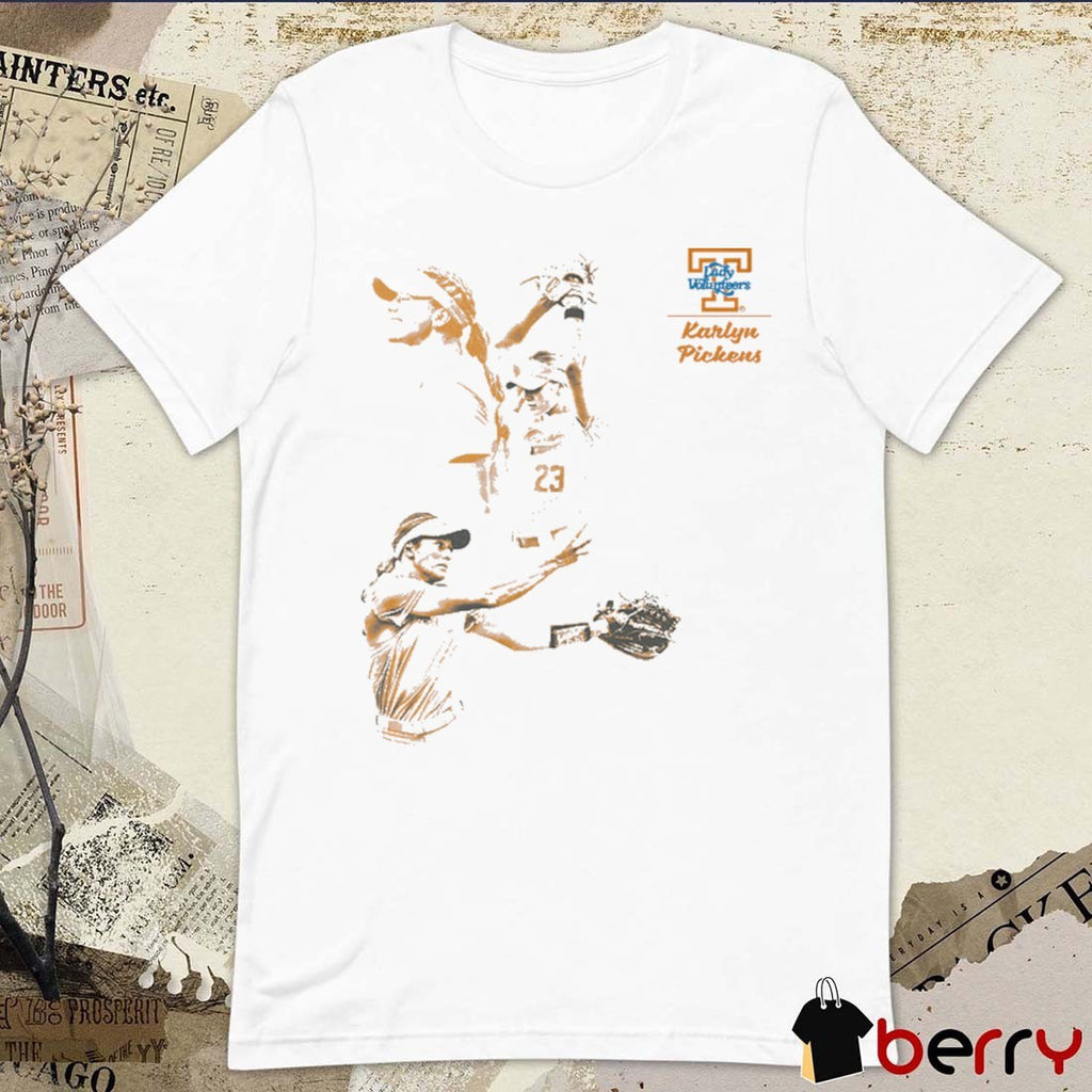 Karlyn Pickens Tennessee Lady Vols Softball NCAA Division I Portrait t-shirt