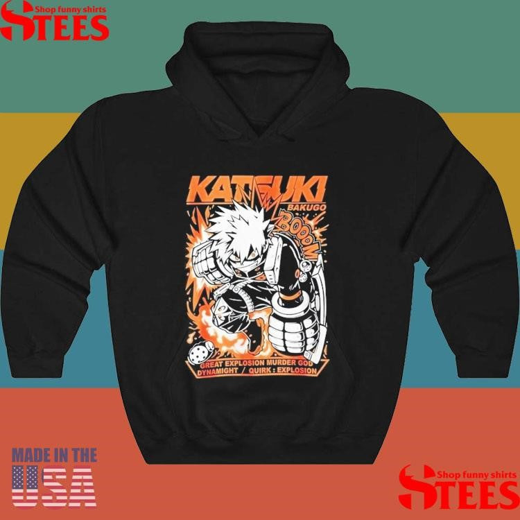 Katsuki Bakugo Explosion Character T-shirt