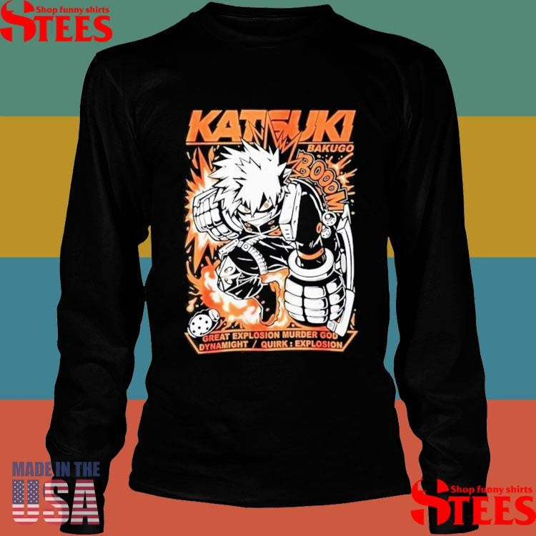 Katsuki Bakugo Explosion Character T-shirt