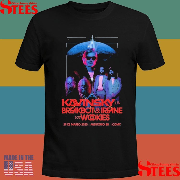 Kavinsky Auditorio Bb Cdmx, Mexico March 29th 2025 Shirts