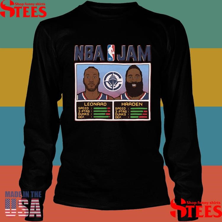 Kawhi Leonard And James Harden NBA Jam Los Angeles Clippers Shirts