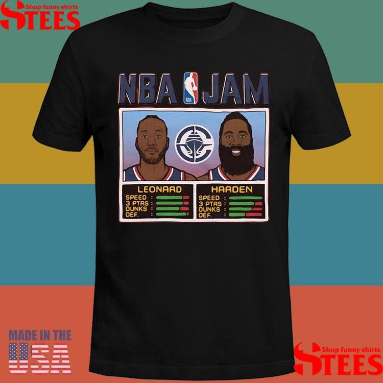Kawhi Leonard And James Harden NBA Jam Los Angeles Clippers Shirts