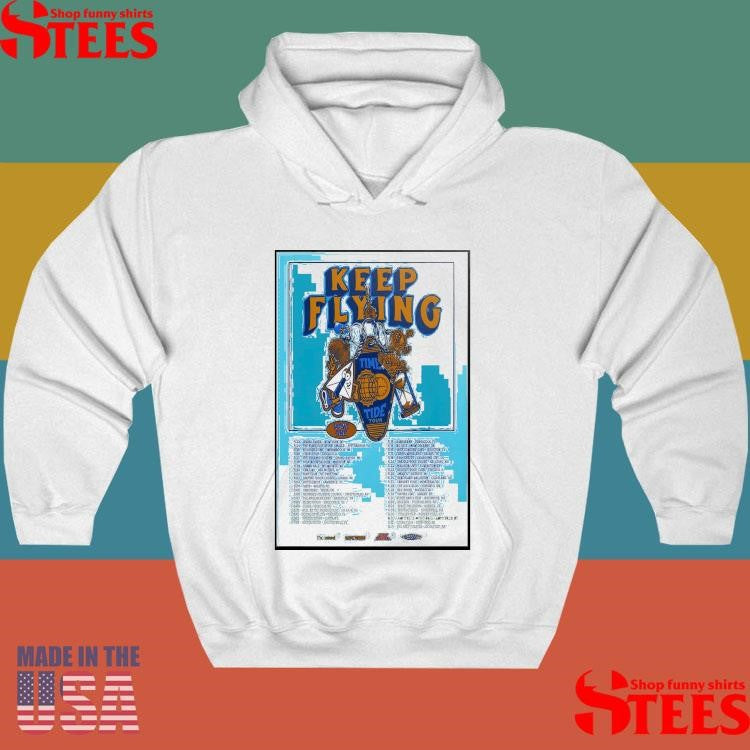 Keep Flying 2025 Time And Tide Tour Poster Shirts