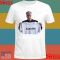 Keith Olbermann Holding Up Fascist Shirts