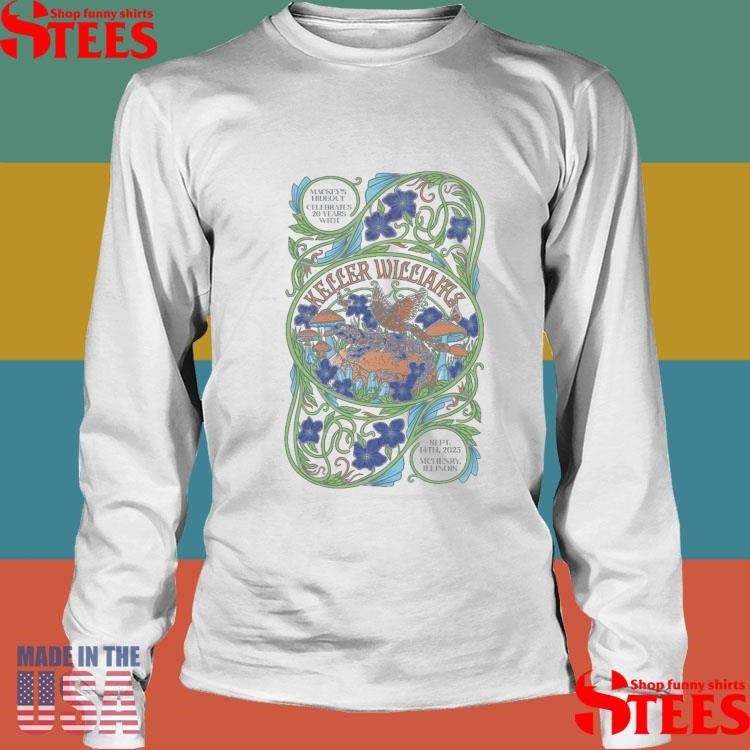 Keller Williams Sep 14 2025 Mackey’s Hideout Mchenry Il Tour Shirts