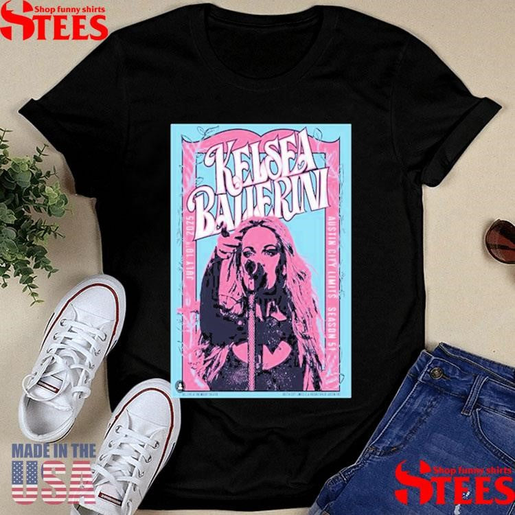 Kelsea Ballerini July 10th 2025 Austin City Limits T-shirt