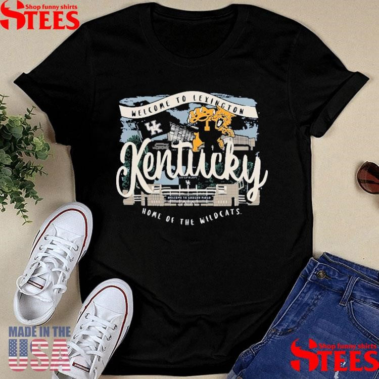 Kentucky Wildcats Campus Scene Drawing Script Shirts
