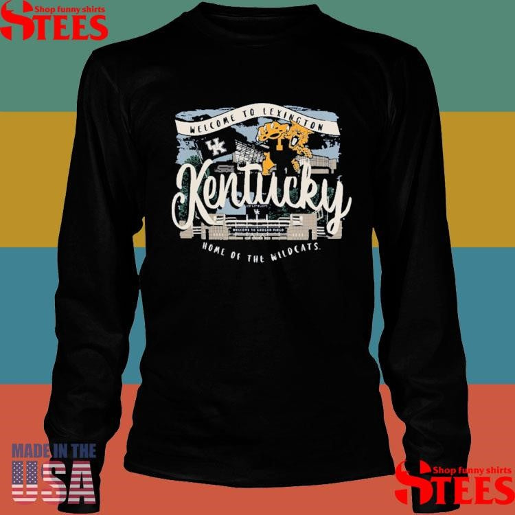 Kentucky Wildcats Campus Scene Drawing Script Shirts