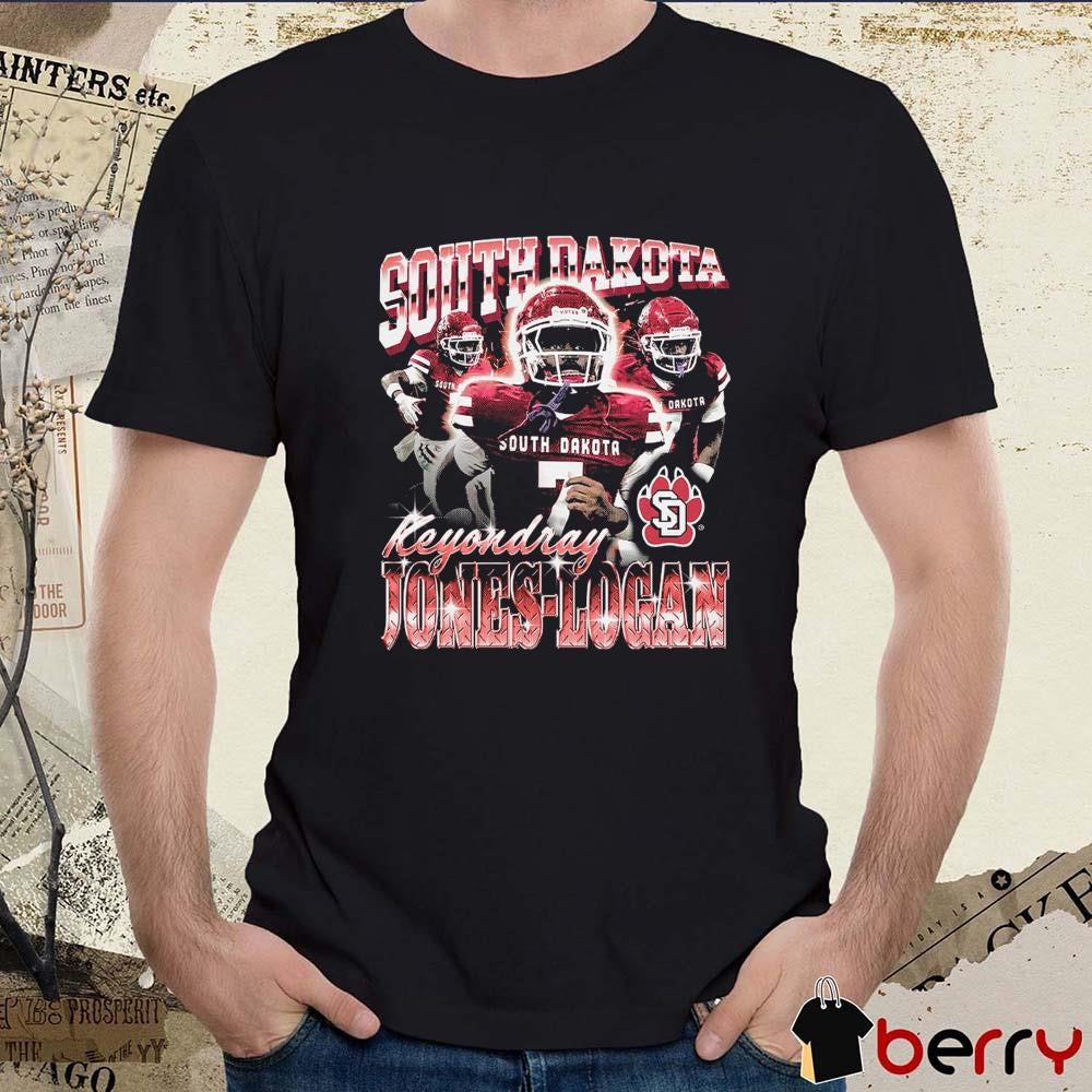 Keyondre Jones-Logan South Dakota Football Vintage Graphic t-shirt