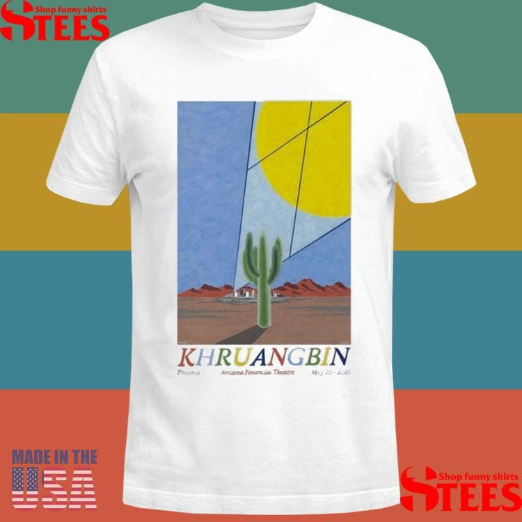 Khruangbin Tour Phoenix, Az May 20 2025 Shirts