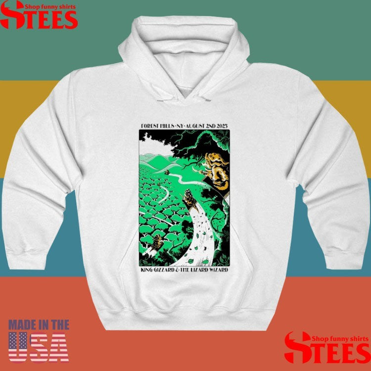 King Gizzard And The Lizard Wizard 8-2-2025 In Forest Hills Ny T-shirts
