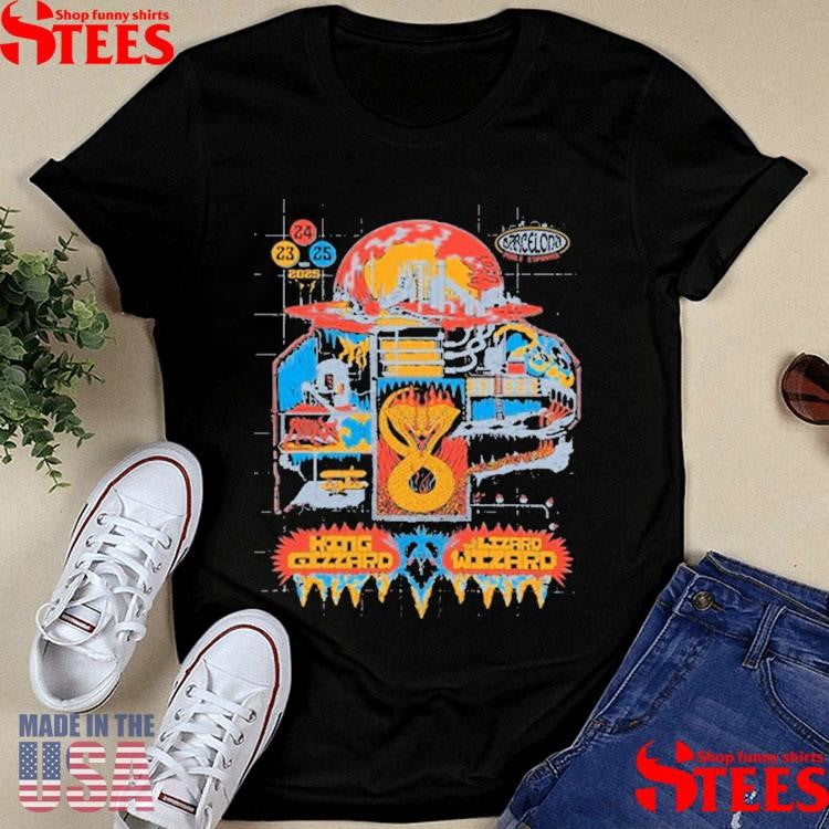 King Gizzard And The Lizard Wizard At Poble Espanyol In Barcelona Spain On May 23-24-25 2025 Shirts