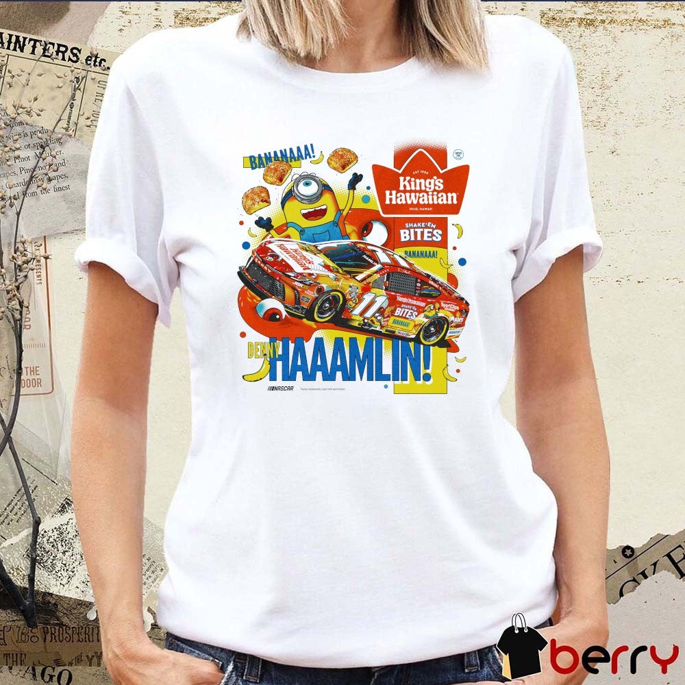 King’s Hawaiian Minions and Monsters Denny Hamlin NASCAR t-shirt