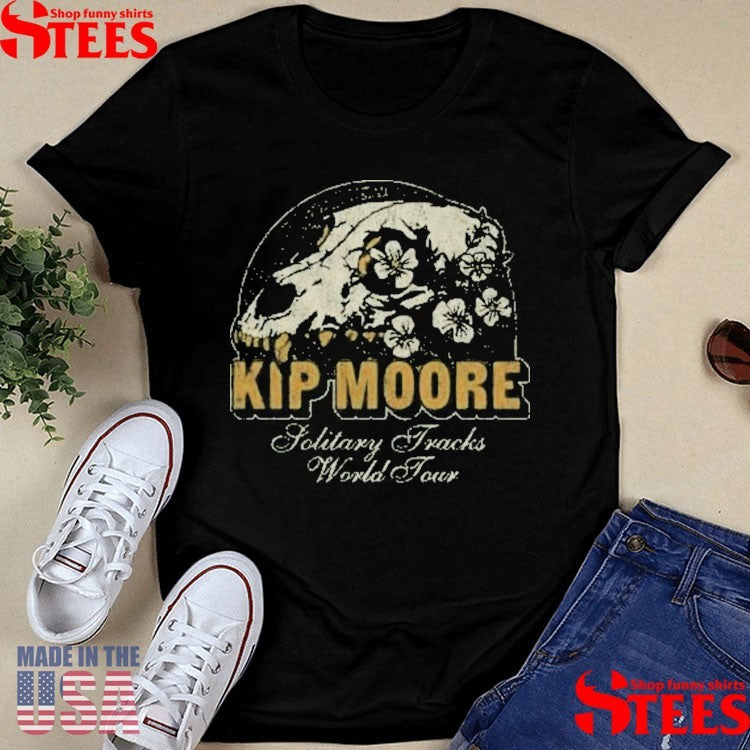 Kip Moore Solitary Tracks World Tour Shirts