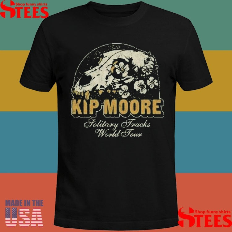 Kip Moore Solitary Tracks World Tour Shirts