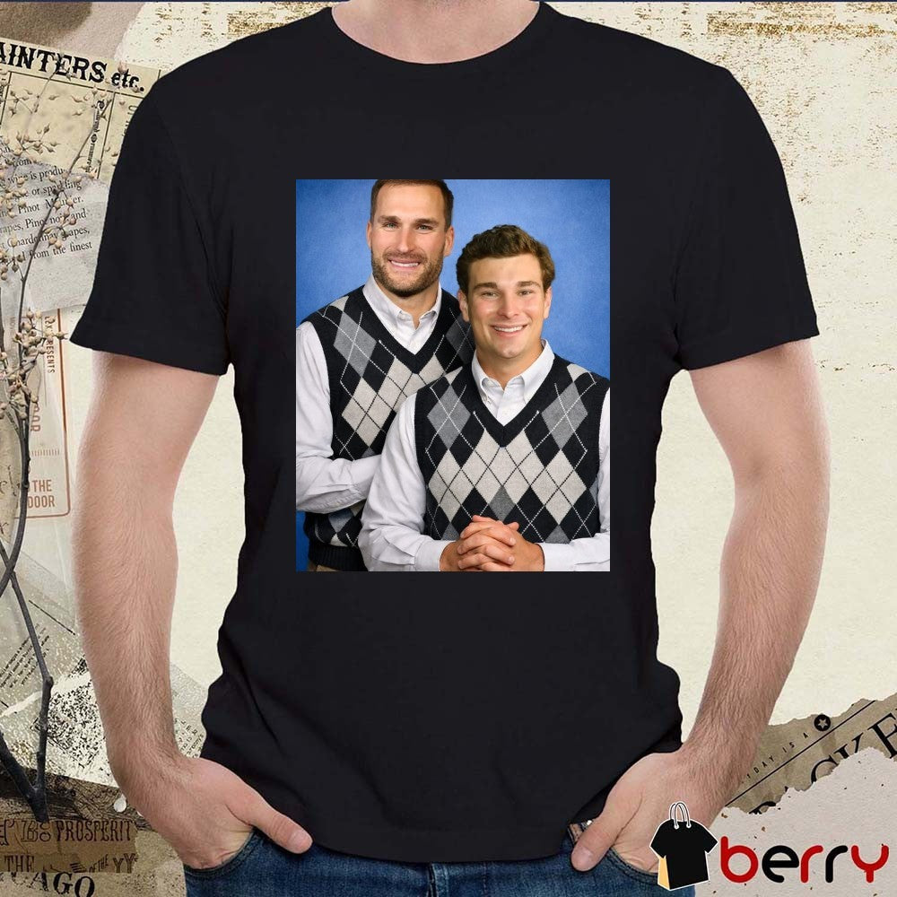 Kirk Cousins and Fernando Mendoza Las Vegas Raiders NFL Draft t-shirt