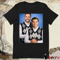 Kirk Cousins and Fernando Mendoza Las Vegas Raiders NFL Draft t-shirt
