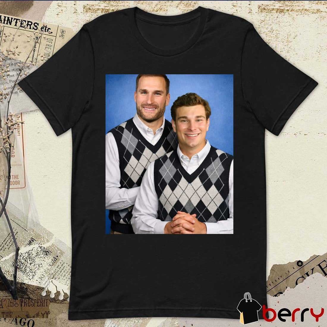 Kirk Cousins and Fernando Mendoza Las Vegas Raiders NFL Draft t-shirt
