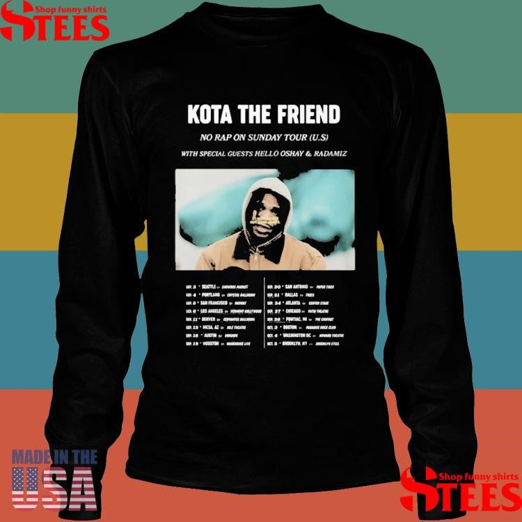 Kota The Friend Tour 2025 Shirts