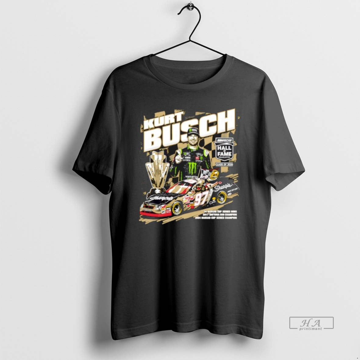 Official Kurt Busch Checkered Flag Sports Nascar 2026 Hall Of Fame T-Shirts, Hoodie, Sweatshirt | CiraTrend.com