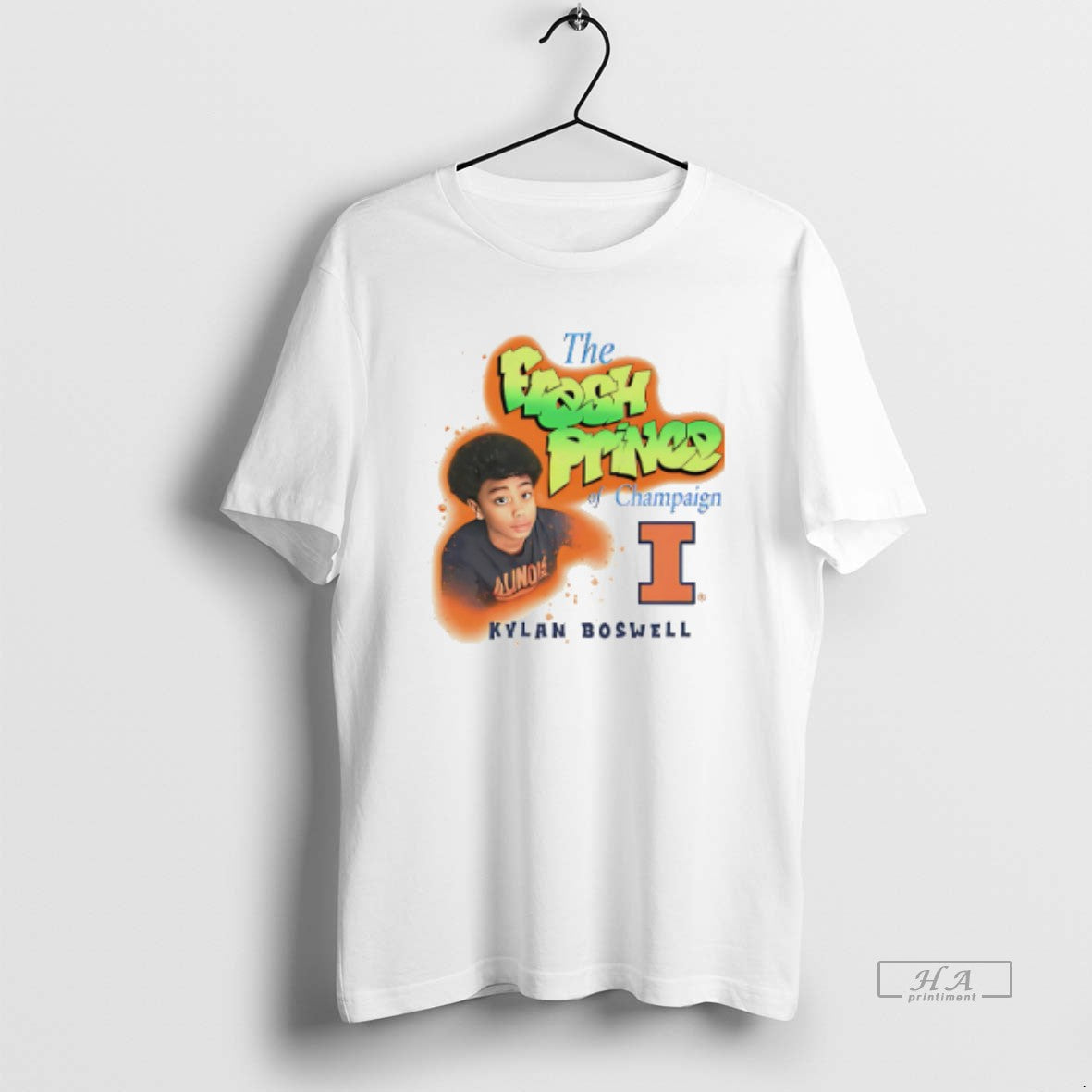 Official Kylan Boswell Illinois Fighting Illini The Fresh Prince Of Champaign T-Shirts, Hoodie, Sweatshirt | CiraTrend.com
