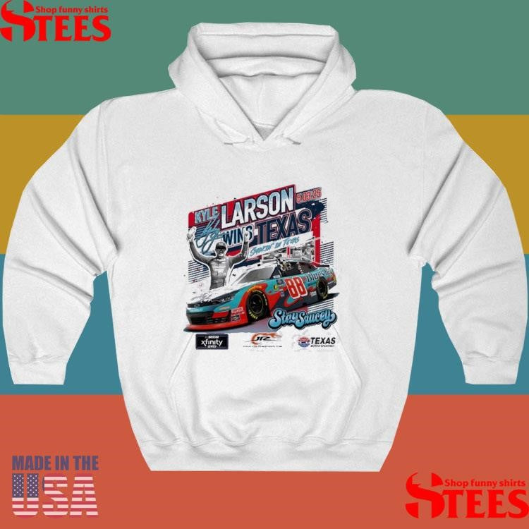 Kyle Larson Checkered Flag Sports 2025 Xfinity Series Andy’s Frozen Custard 300 Race Winner Shirts