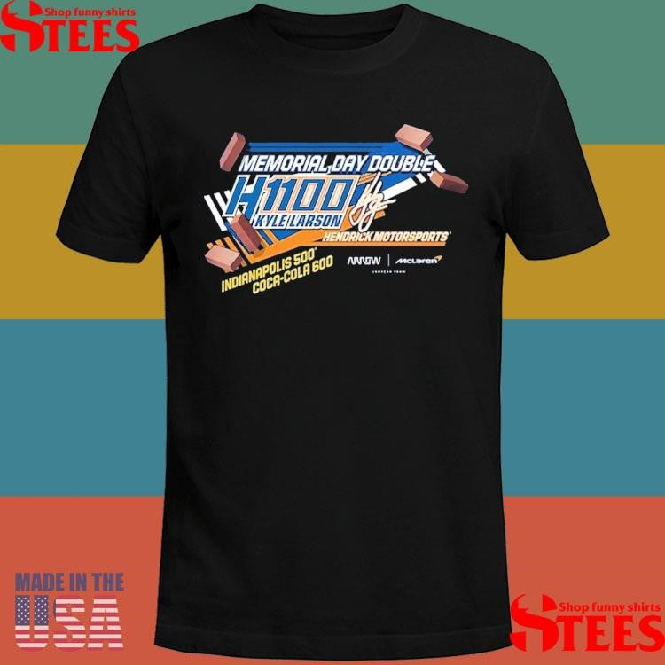 Kyle Larson Hendrick Motorsports Team Collection Hendrickcars.com H1100 Car Shirts
