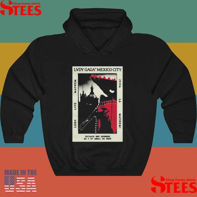 Lady Gaga Black Cdmx Poster Shirts