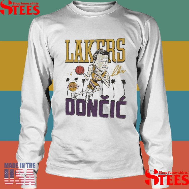 Lakers Dončić Dribble Palms Ss Shirts