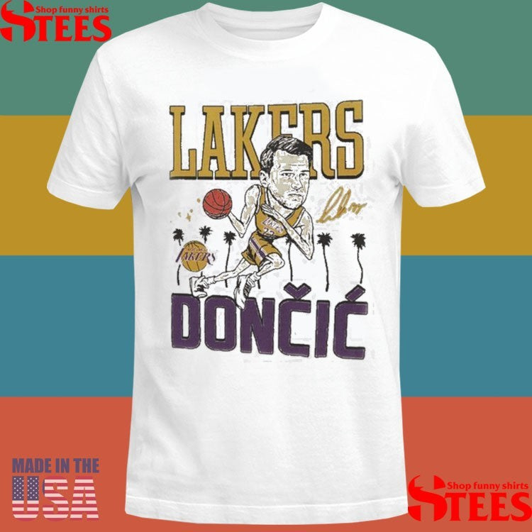 Lakers Dončić Dribble Palms Ss Shirts