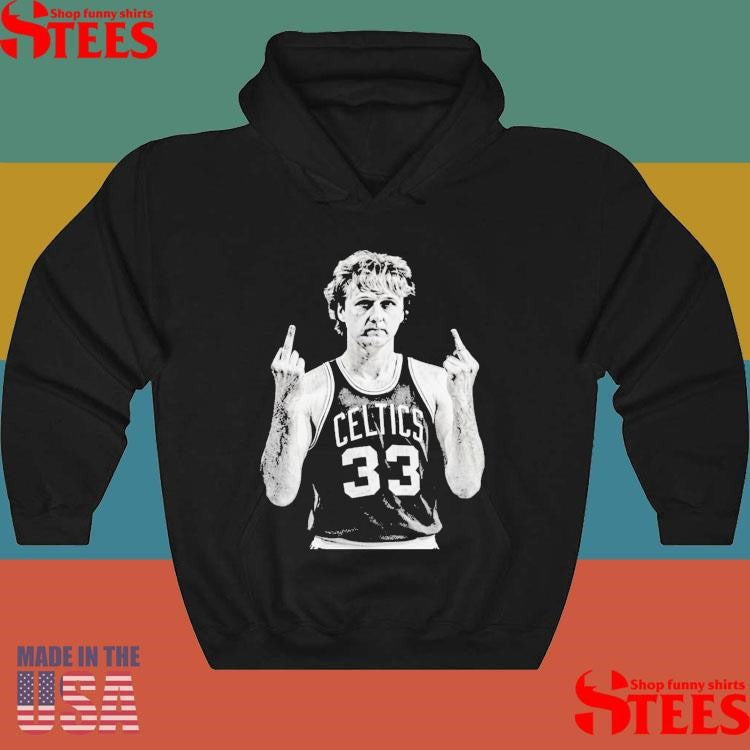 Larry Bird Middle Finger T-shirt