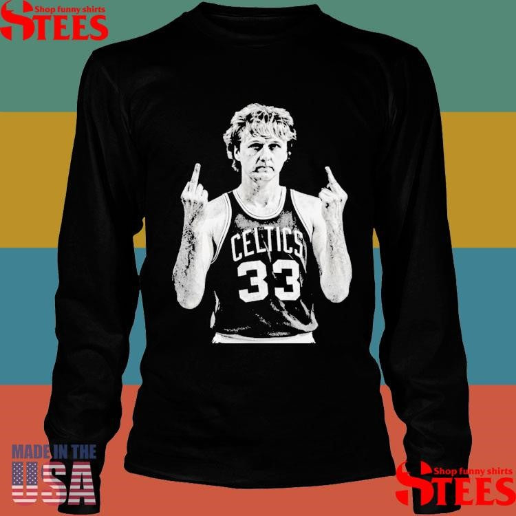 Larry Bird Middle Finger T-shirt