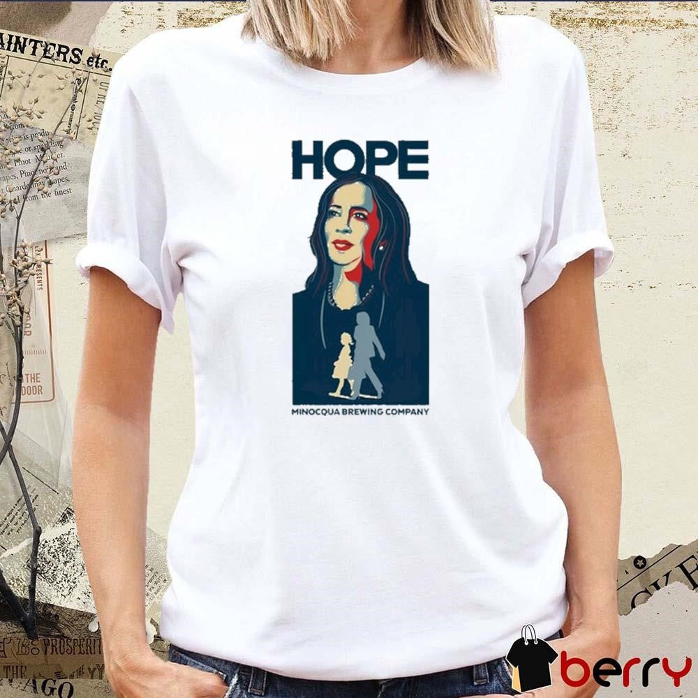Laura Loomer Hope Kamala Harris Minocqua Brewing Company Retro t-shirt