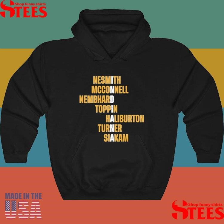 Laura Steele Nesmith Mcconnell Nembhard Toppin Haliburton Turner Siakam T-shirt