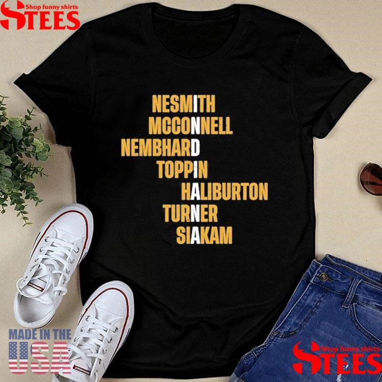 Laura Steele Nesmith Mcconnell Nembhard Toppin Haliburton Turner Siakam T-shirt