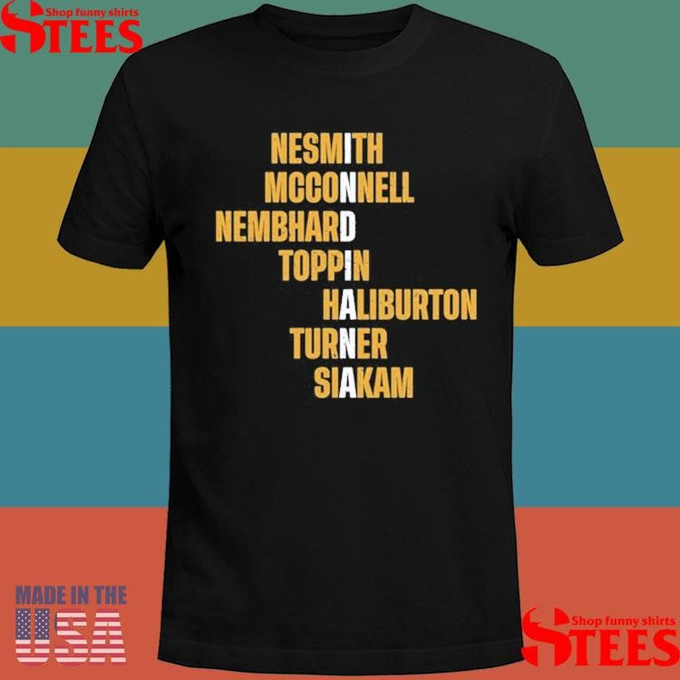 Laura Steele Nesmith Mcconnell Nembhard Toppin Haliburton Turner Siakam T-shirt