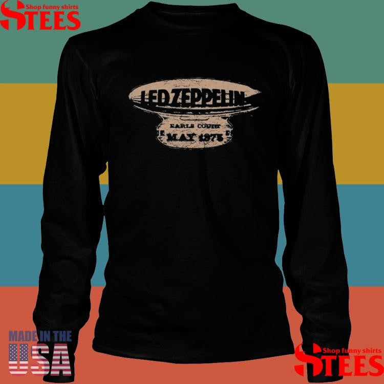 Led Zeppelin Earls Court 75 Blimp T-shirts