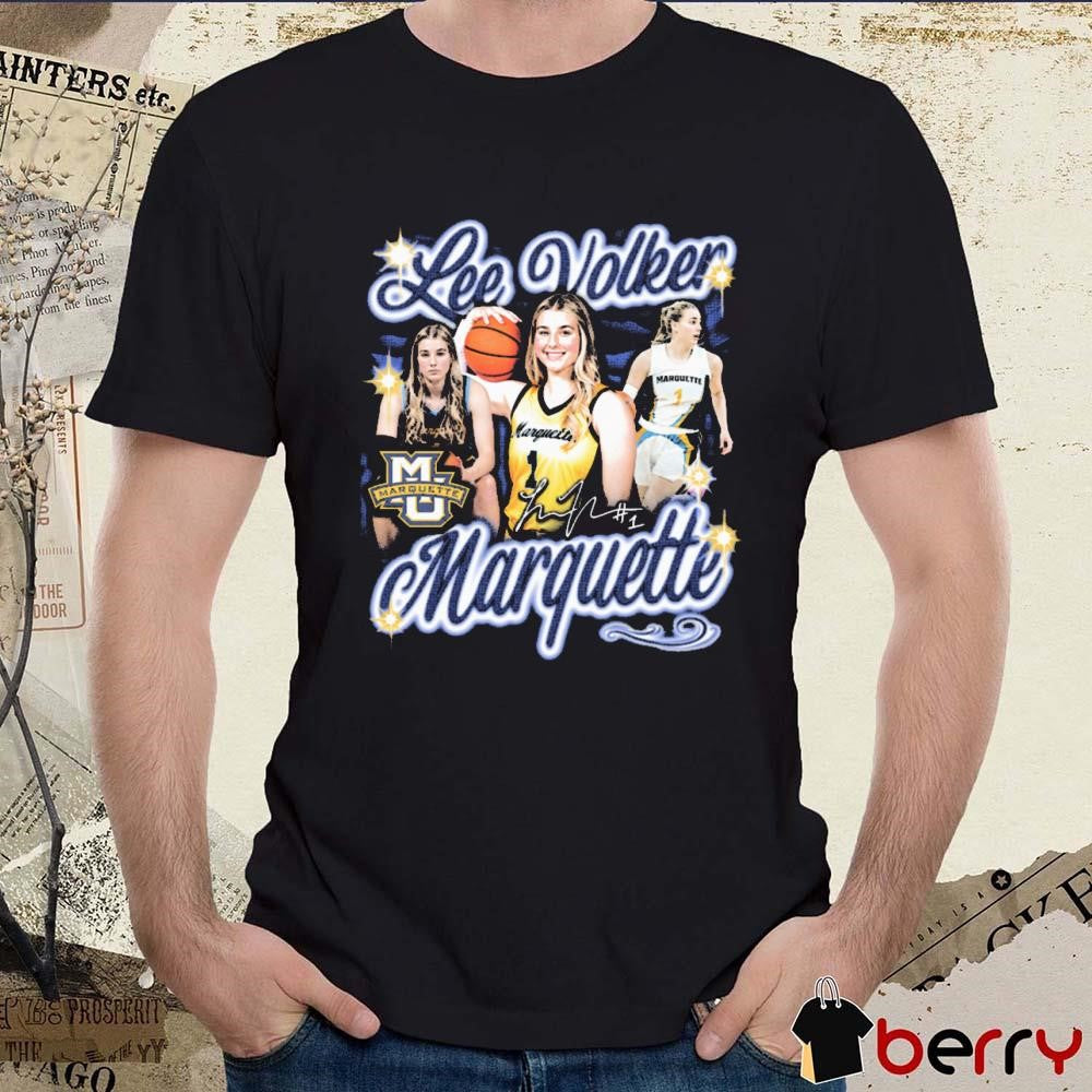 Lee Volker Marquette Golden Eagles Signature 90s Graphic t-shirt