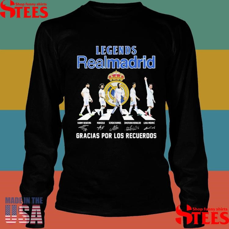 Legends Realmadrid Gracias Por Los Recuerdos Shirts