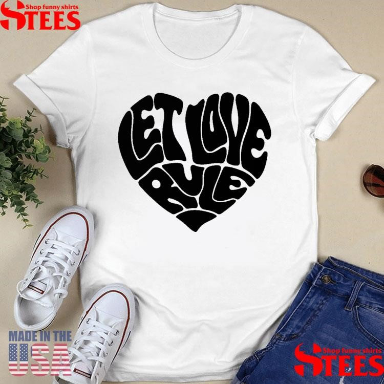 Lenny Kravitz Let Love Rule Heart T-shirt