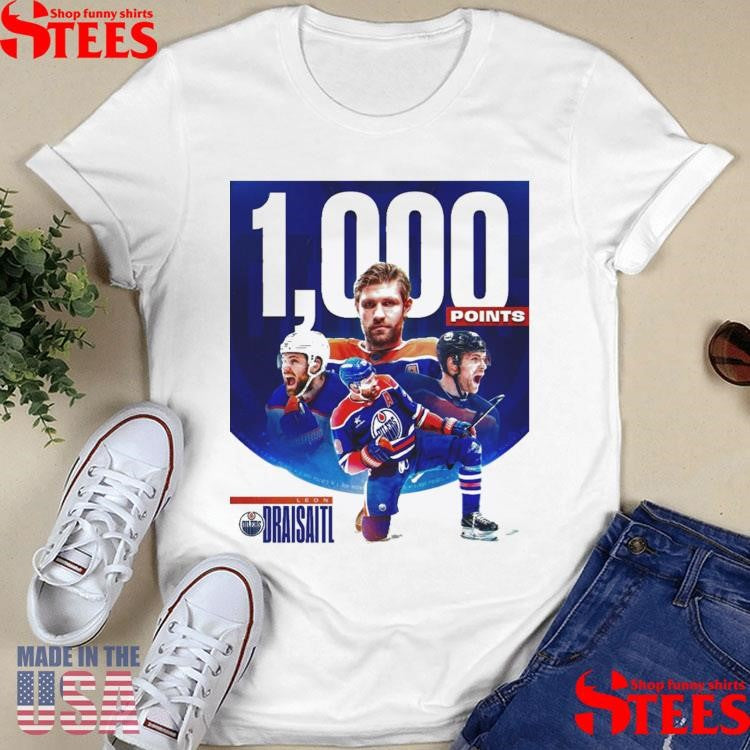 Leon Draisaitl The Legend Of Drai 1000 Points T-shirt