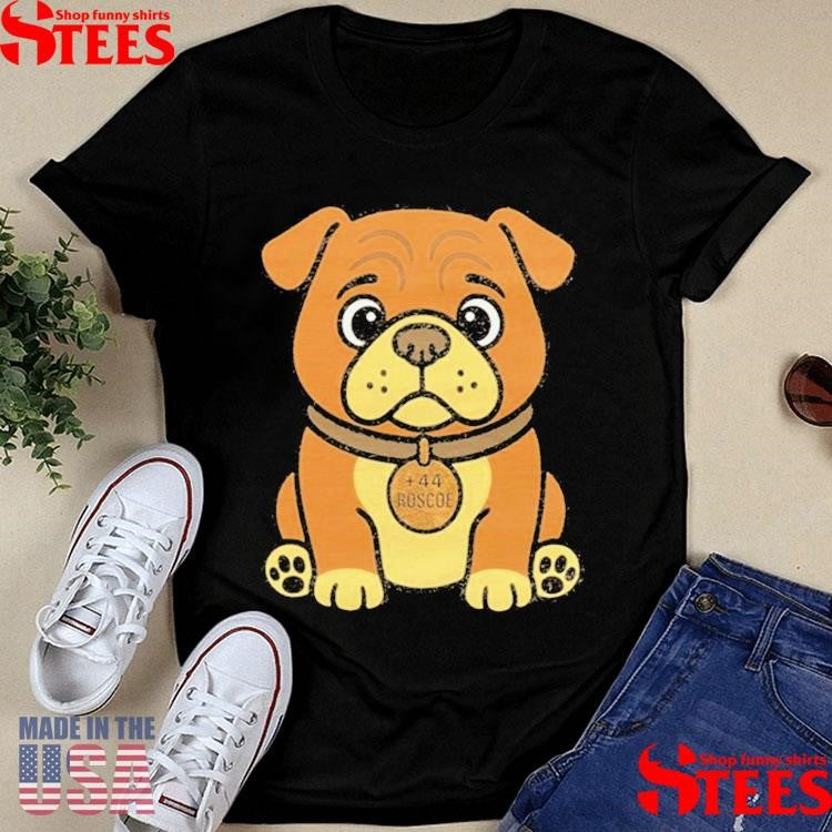 Lewis Hamilton +44 Roscoe Dog T-shirt