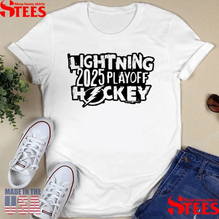 Lightning 2025 Playoff Hockey Shirts