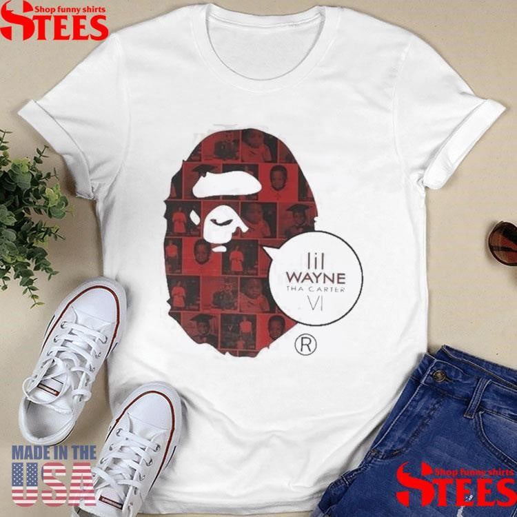Lil Wayne Tha Carter Vi Album X Bape T-shirt
