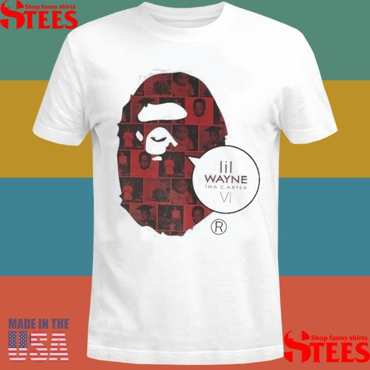 Lil Wayne Tha Carter Vi Album X Bape T-shirt