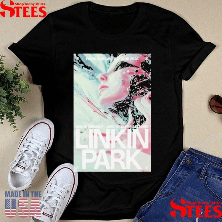 Linkin Park From Zero World Tour 2025 Berlin Germany Olympiastadion June 18th T-shirt